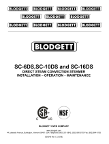 Blodgett SC-16DS Operating instructions