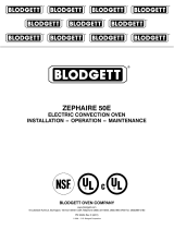 Blodgett ZEPHAIRE-E Specification