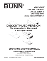 Bunn-O-Matic CDBCF User manual