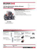 Bunn-O-Matic CRTF5 Datasheet