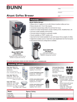 Bunn-O-Matic CWTF APS Datasheet