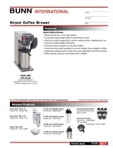 Bunn-O-Matic CWTFA-APS Datasheet