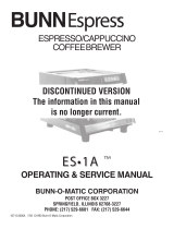 Bunn ES1A User manual