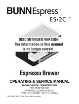 Bunn ES2c User manual