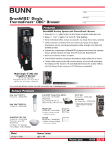 Bunn-O-Matic TF SERVER Datasheet