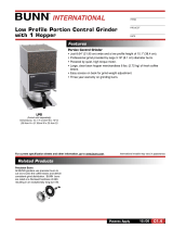 Bunn LPG-2 User manual