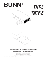 Bunn TNTF-3 User manual