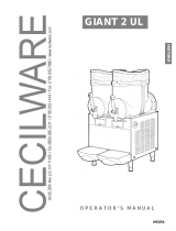 Cecilware GIANT 2 UL Operating instructions