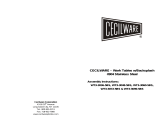Cecilware WT3-3036-5BS Operating instructions