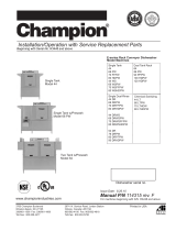 Champion 80 HDPW User manual