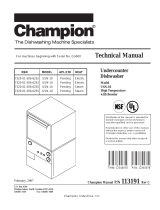Champion USN-10 User manual