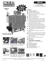 CMA Dishmachines EST-44 Datasheet