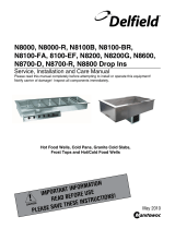 Delfield N8800 User manual