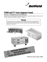 Delfield F170S72 User manual