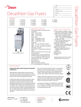 Frymaster D580G Datasheet