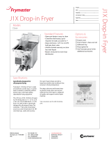 Frymaster J1X Datasheet