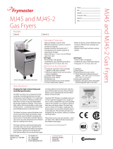 Frymaster MJ45-2 Datasheet