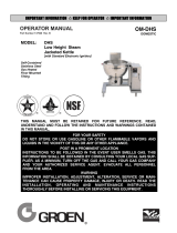 Groen DHS-40 Operating instructions