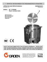 Groen EE-80-CE User manual