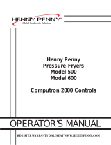 Henny Penny 600 Operating instructions