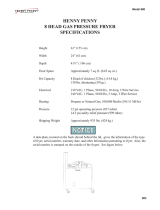 Henny Penny 690 Datasheet