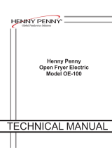 Henny Penny OE-100 Open Fryer User manual