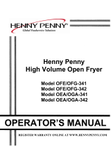 Henny Penny OFG-341 Operating instructions