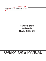 Henny Penny ROTISSERIE SCR-8 User manual