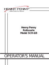 Henny Penny SCR-8 User manual