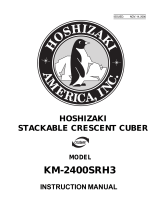 Hoshizaki American, Inc. KM-2400SRH3-M-0 User manual