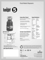 InSinkErator BADGER 1 Specification