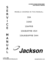 Jackson MSC 10AB 4SH User manual