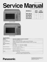 Panasonic Microwave NE-1021A User manual