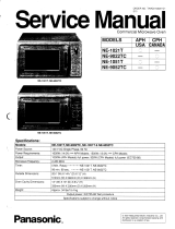 Panasonic Microwave NE-1021T User manual