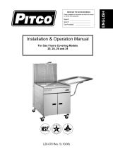 Pitco Frialator 20 Operating instructions