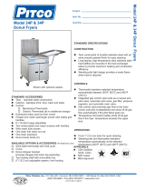 Pitco Frialator 24P Datasheet