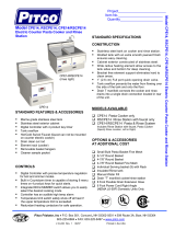 Pitco Frialator RSCPE14 Datasheet
