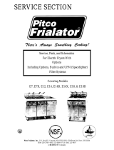 Pitco Frialator E14 User manual