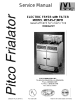 Pitco Frialator ME14S-C/MFD User manual