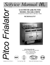 Pitco Frialator MG14S-C/MFD User manual