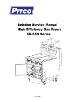 Pitco Frialator SSH60WR User manual