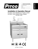 Pitco Frialator RS14D Operating instructions