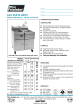 Pitco Frialator PG14D Datasheet