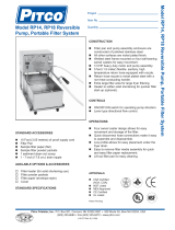 Pitco Frialator RP-14 Datasheet