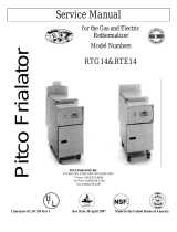 Pitco Frialator RTG14 User manual