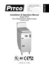 Pitco Frialator SRTE Operating instructions