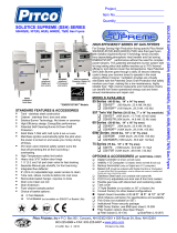 Pitco Frialator SSH60W Datasheet