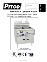 Pitco Frialator SSRS14 Operating instructions