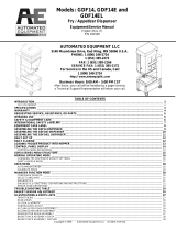 Automated Equipment LLC GDF14 User manual