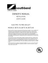 Southbend BETS-40 User manual